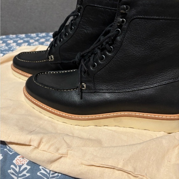 👞✨ Nisolo Mateo All Weather Boot – Black – Men’s 8.5 (NWT) - Picture 8 of 11